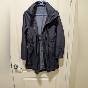 Babaton Black Hooded Wind breaker Jacket